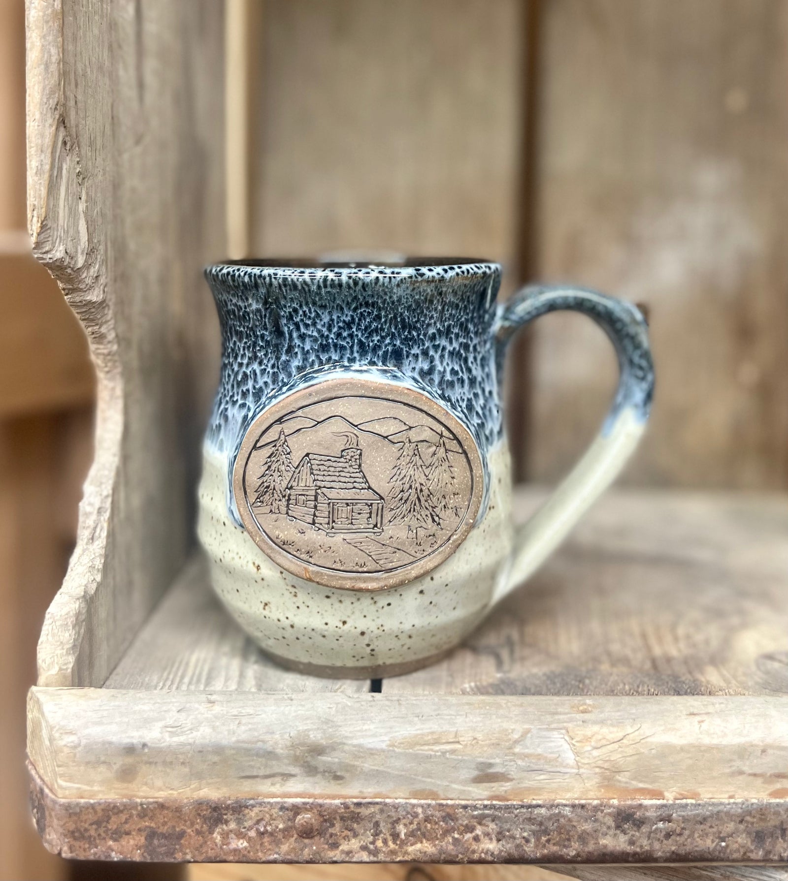 Cabin Mug {Blueberry}