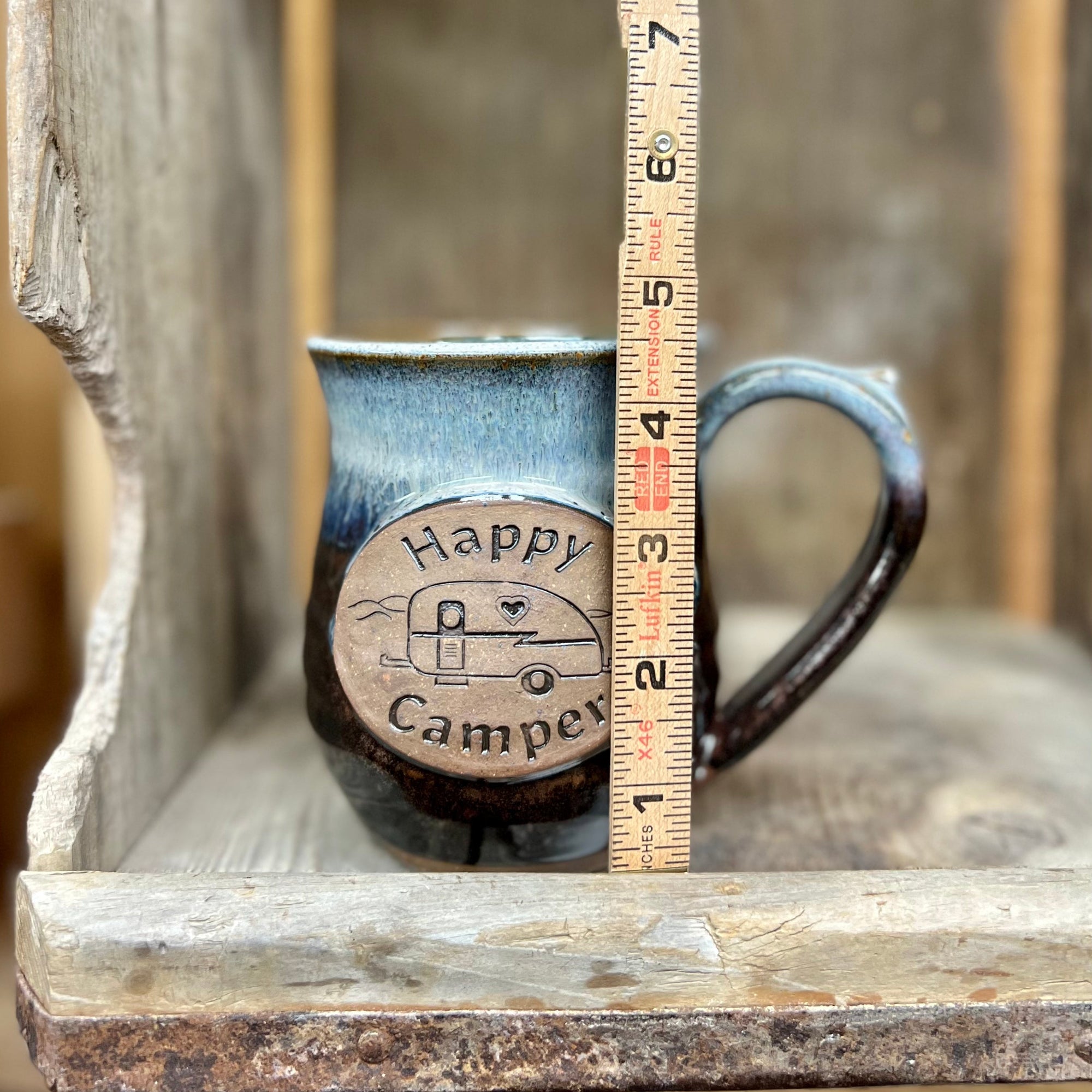 Happy Camper Mug {Denim}