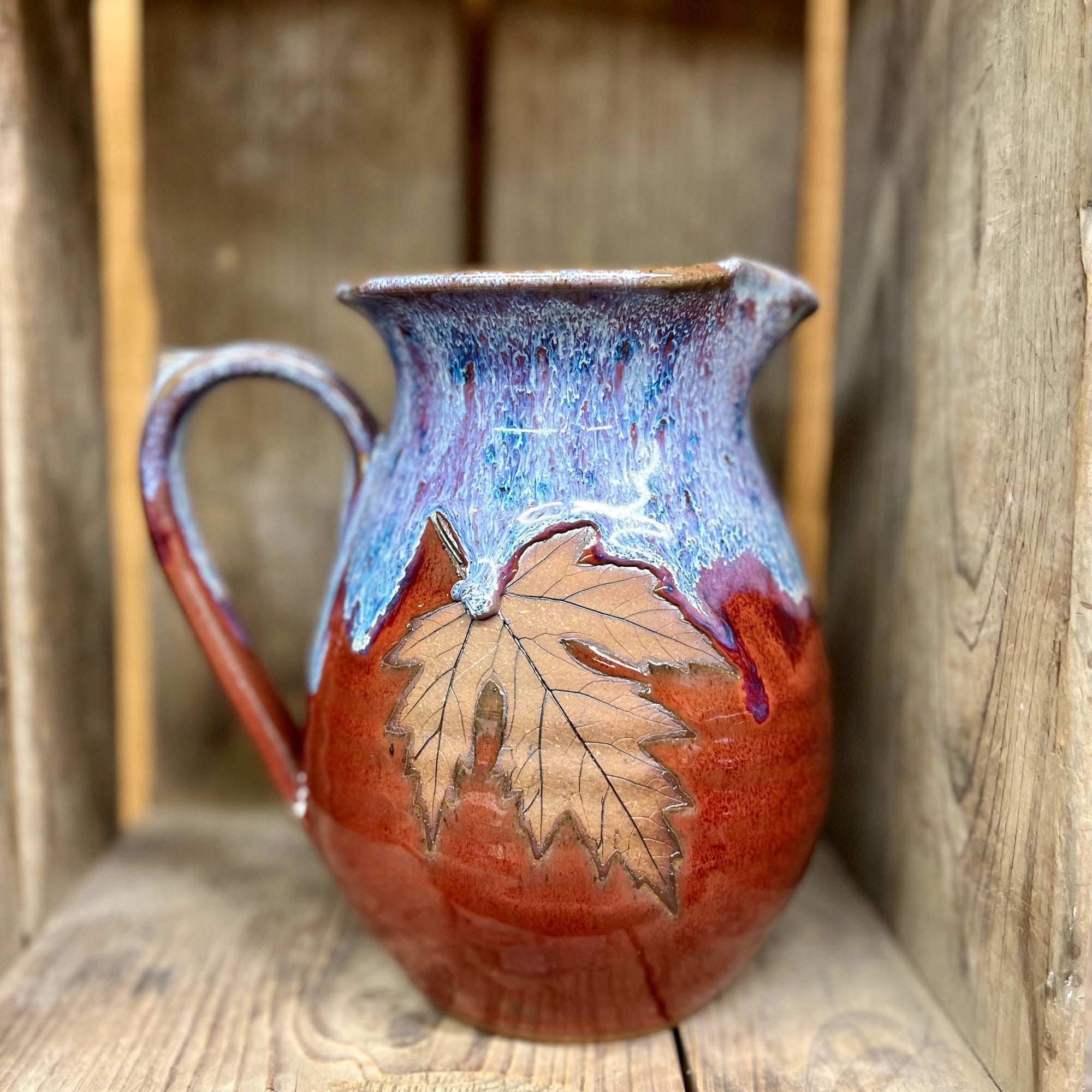 Large Leaf Pitcher {Ridiculous Red}