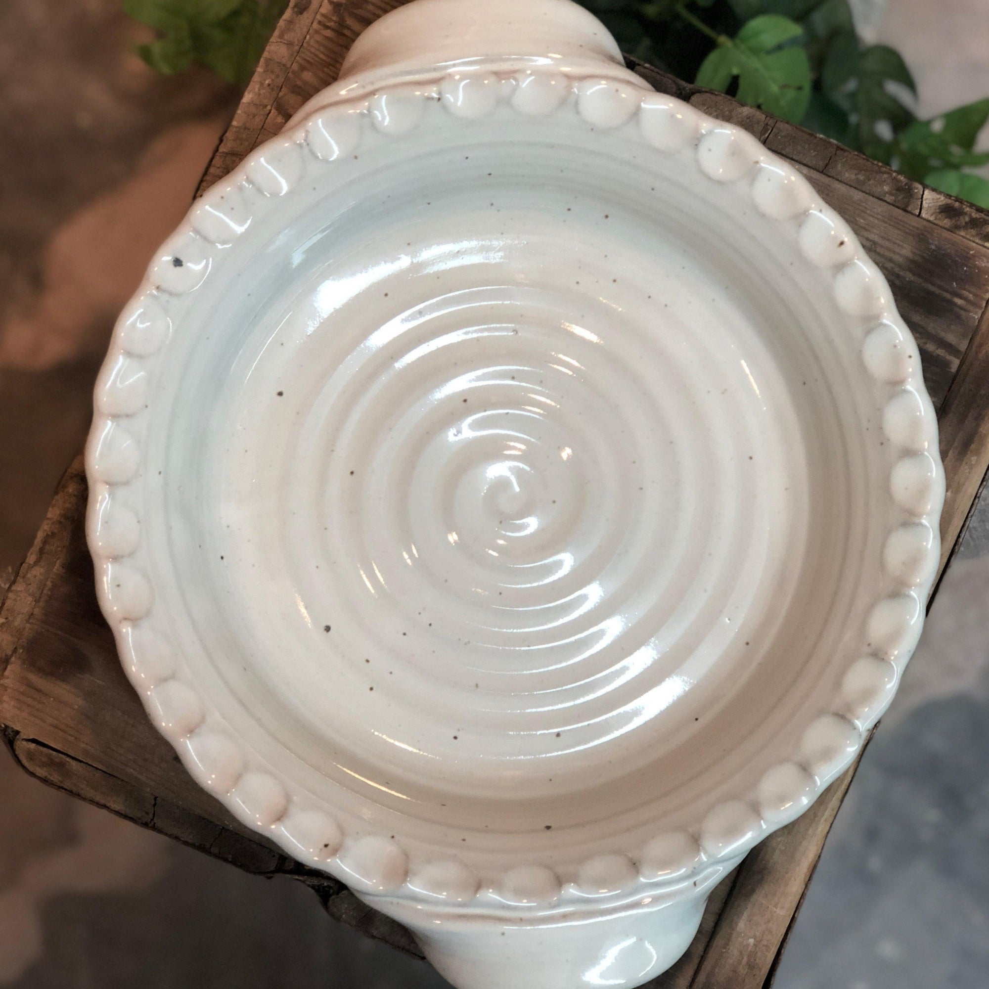 Pie Plate {Classic White}