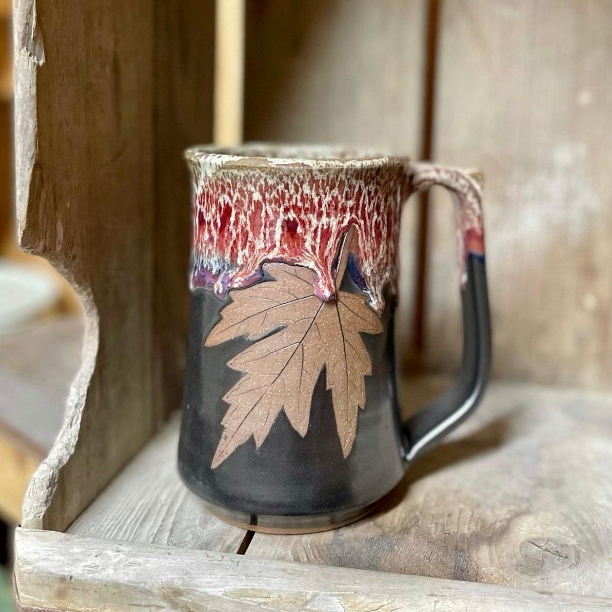 Leaf Stein {Sweater Weather}