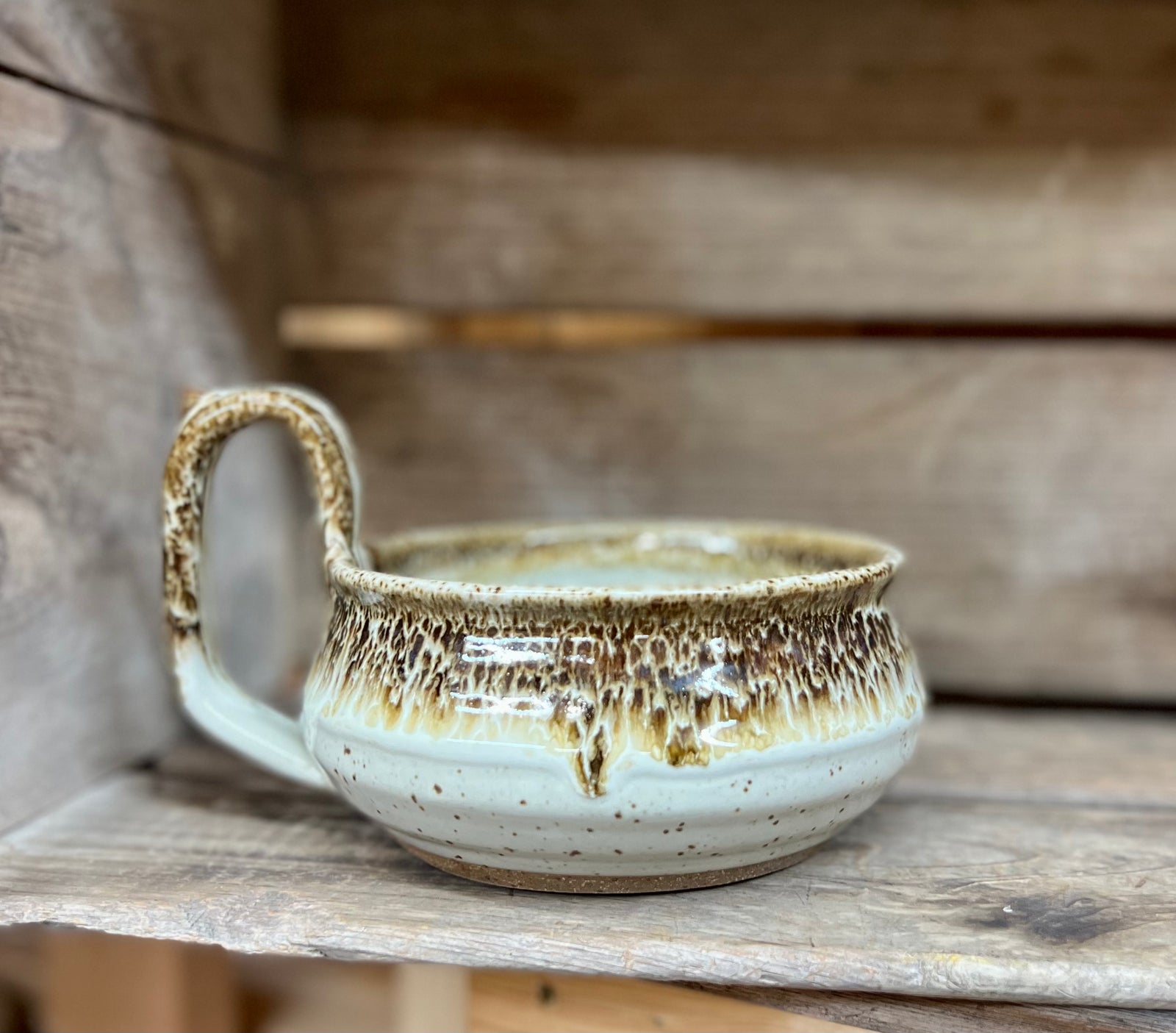 Soup Mug {Speckled Toasted Marshmallow}