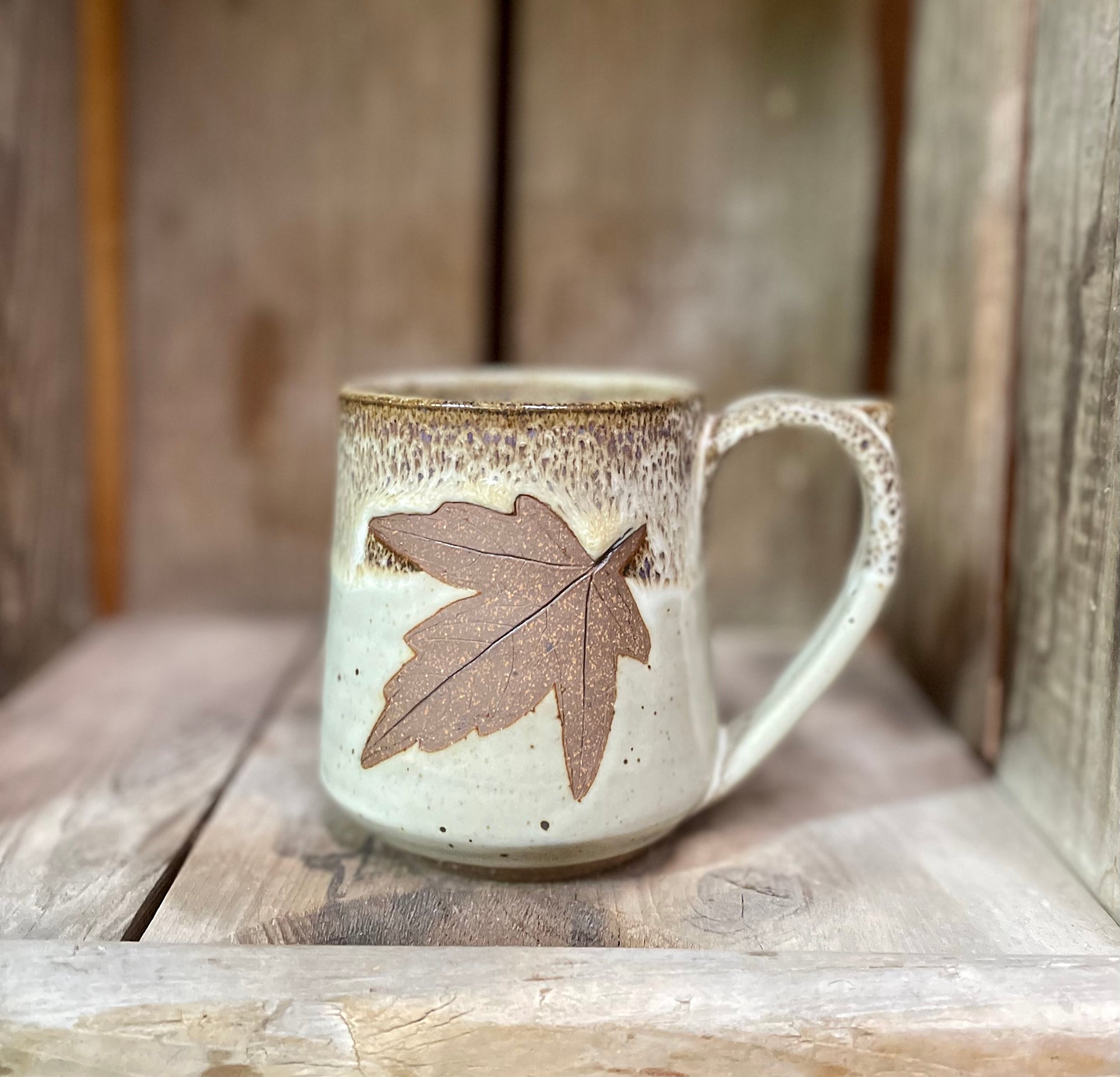 Leaf Mug {Vanilla Bean}