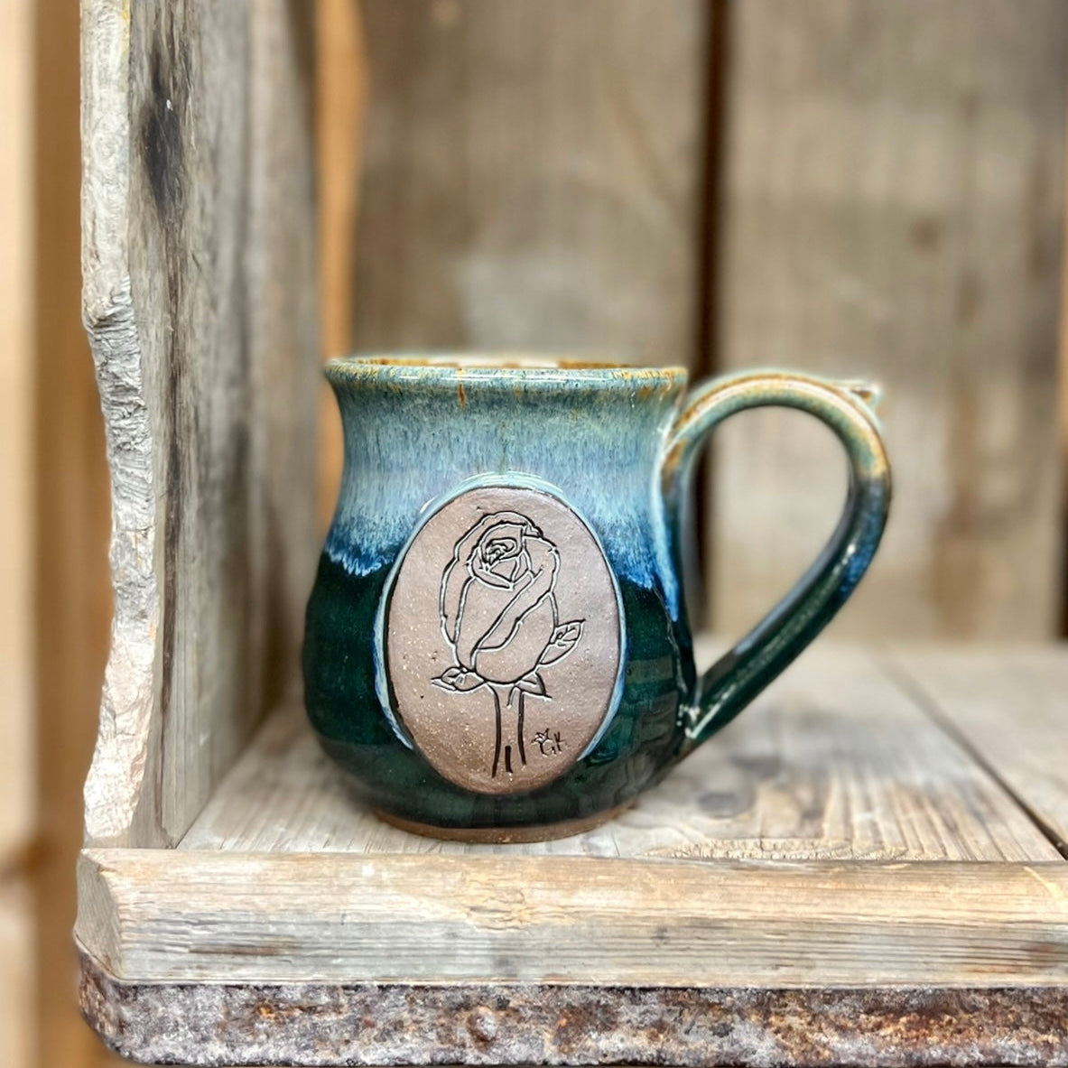 GK Rose Mug {Summer Sky}