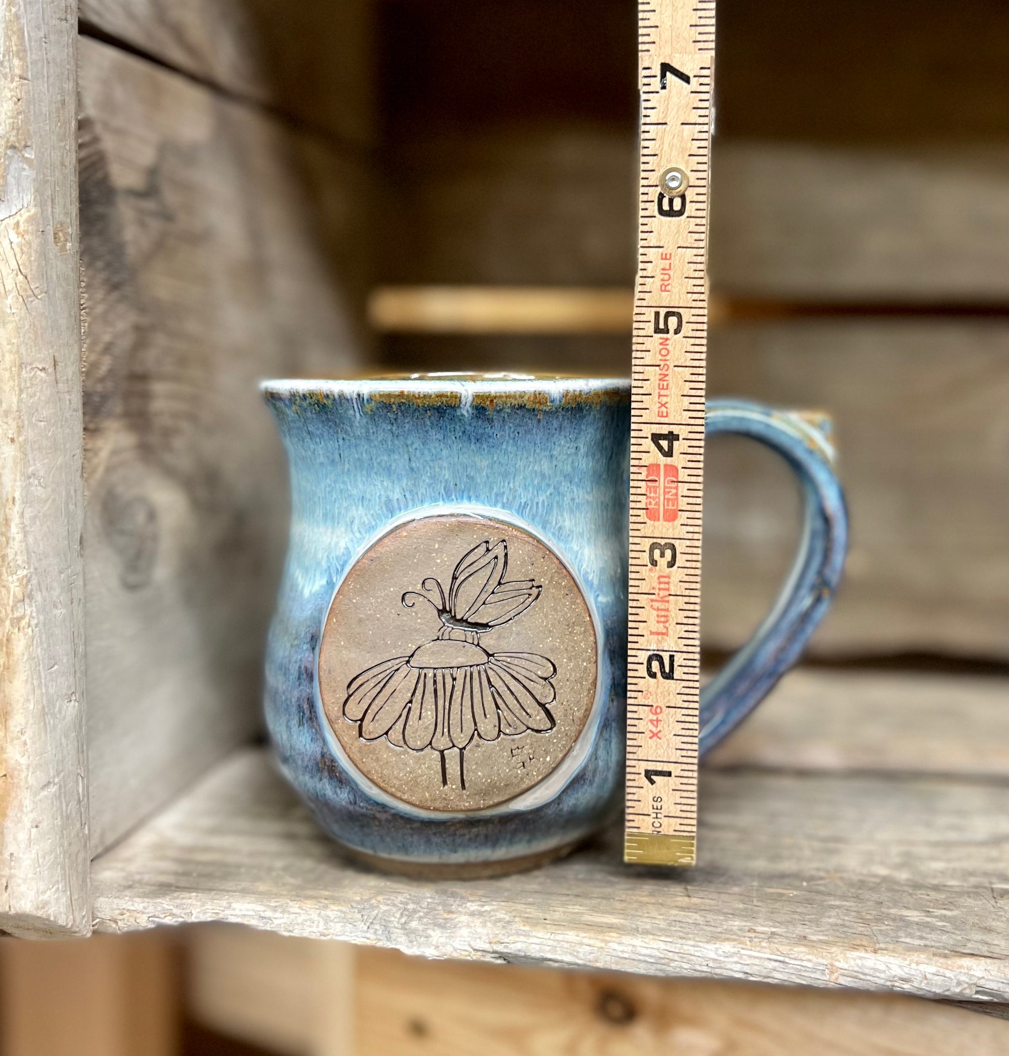 GK Butterfly Mug {Smoky Blue}