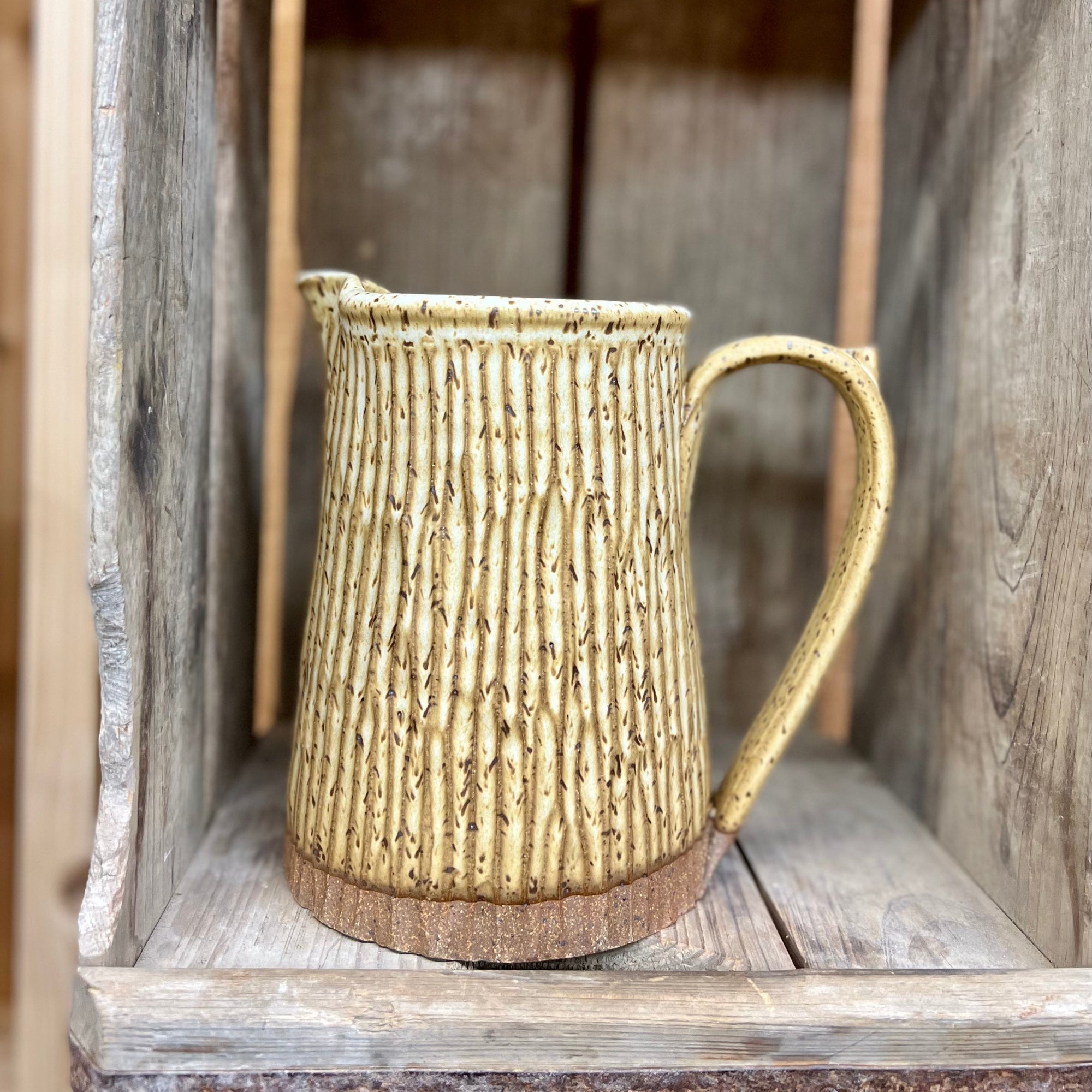 Appalachian Collection Large Pitcher {Speckled Stony Bark}