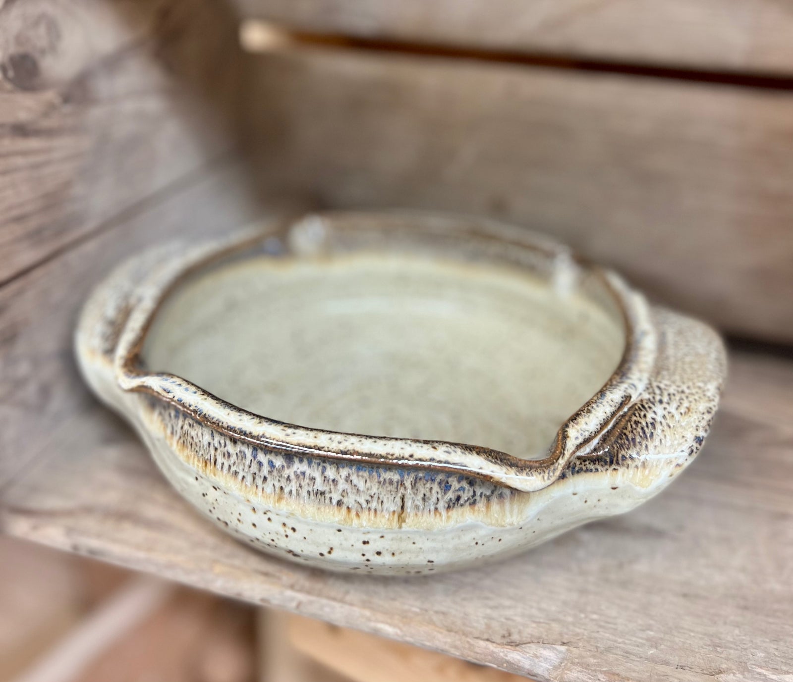 Baking Dish Small {Speckled Vanilla Bean}