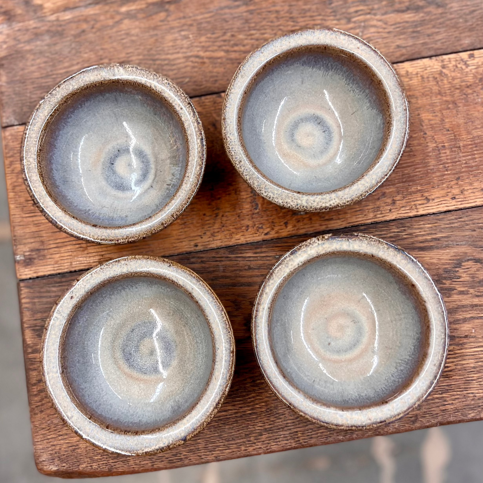 Salsa Bowls Set {Smoky Blue}