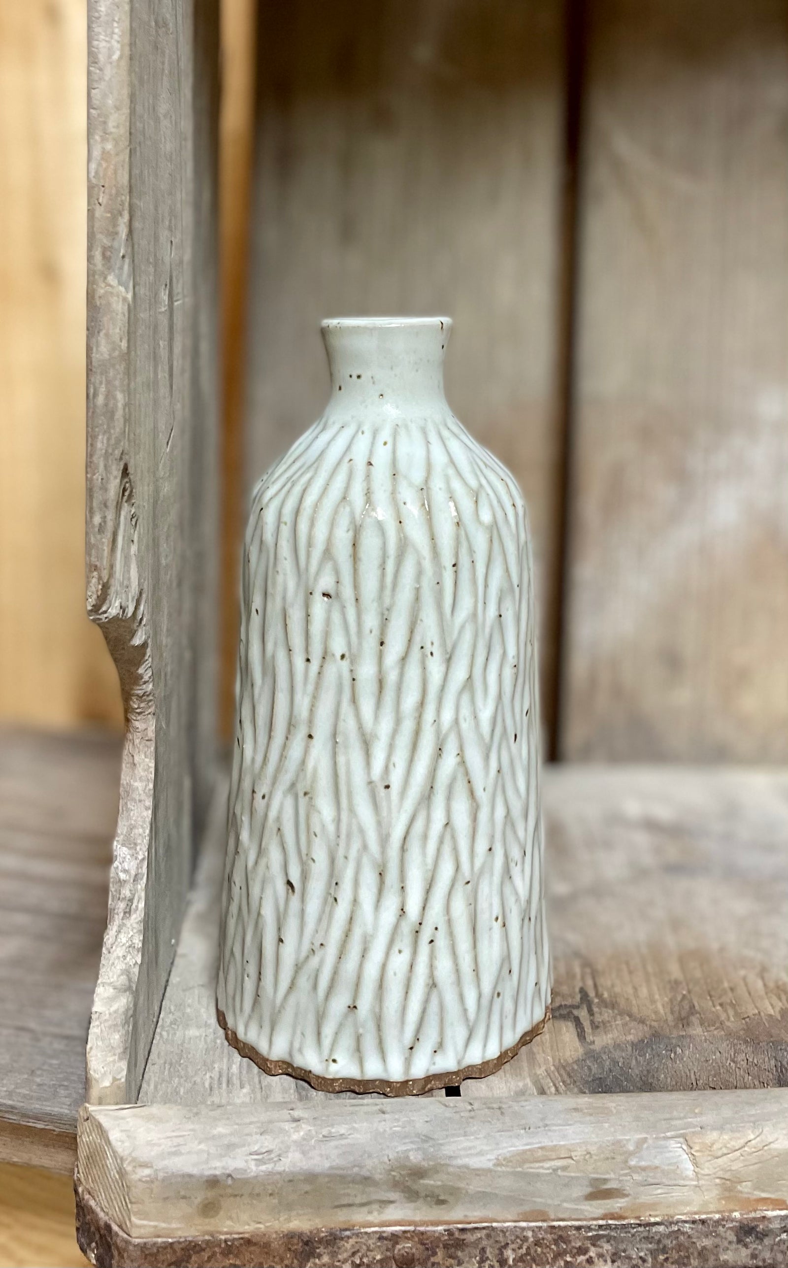 Appalachian Collection Bottle Vase {White Bark}