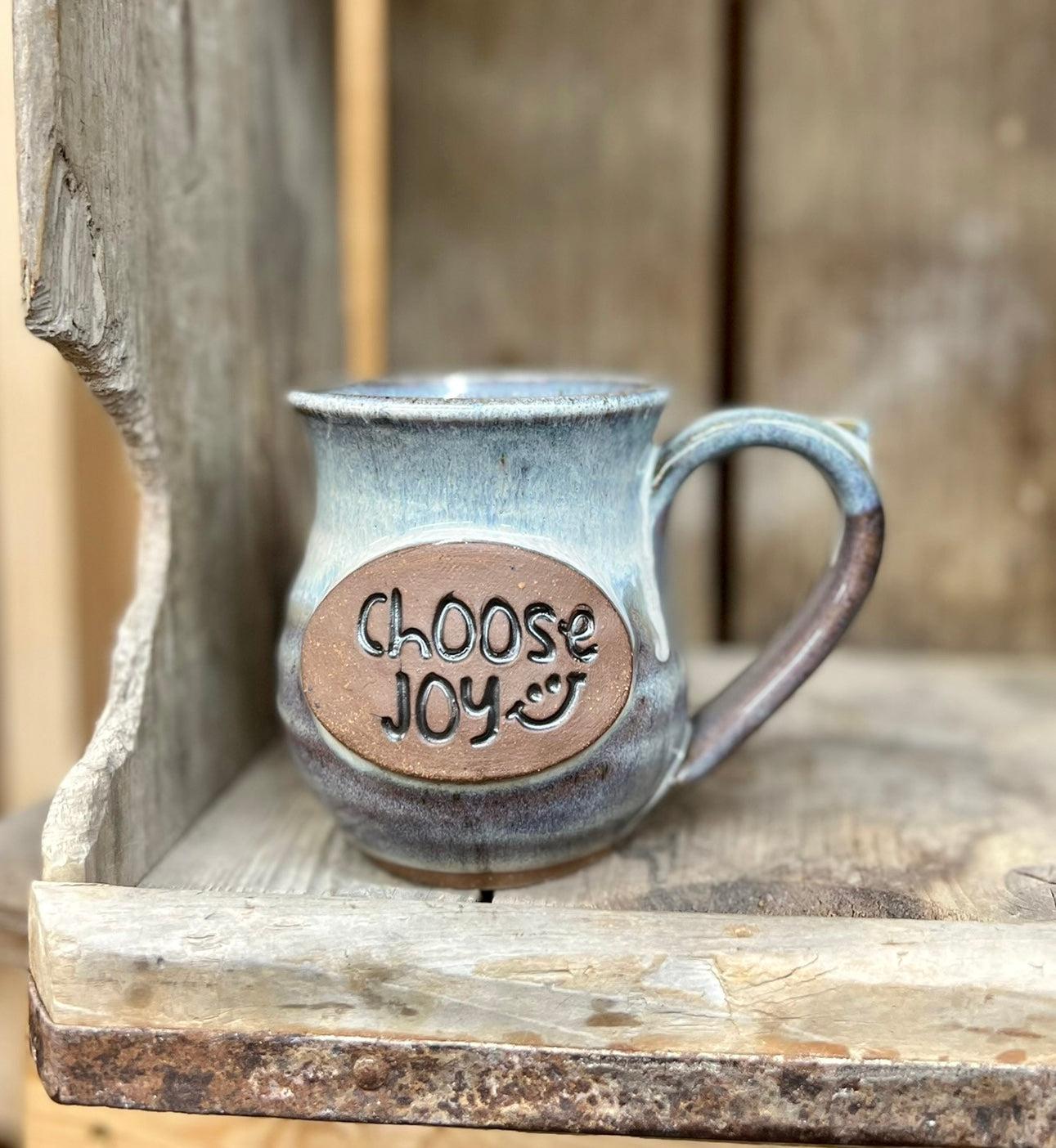 Choose Joy Mug {Smoky Blue}
